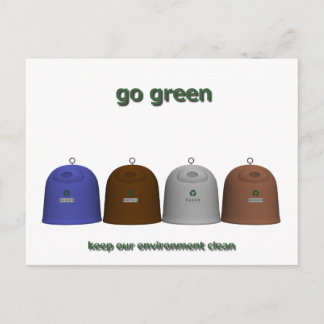 Recycling Women (note the right one) Postcard