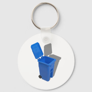 RecyclingBin082010 Keychain