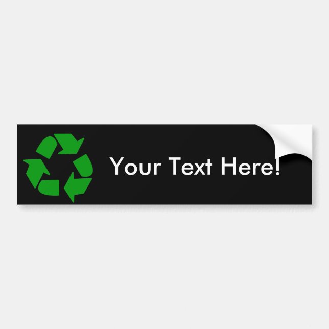 Recylce bumper sticker (Front)