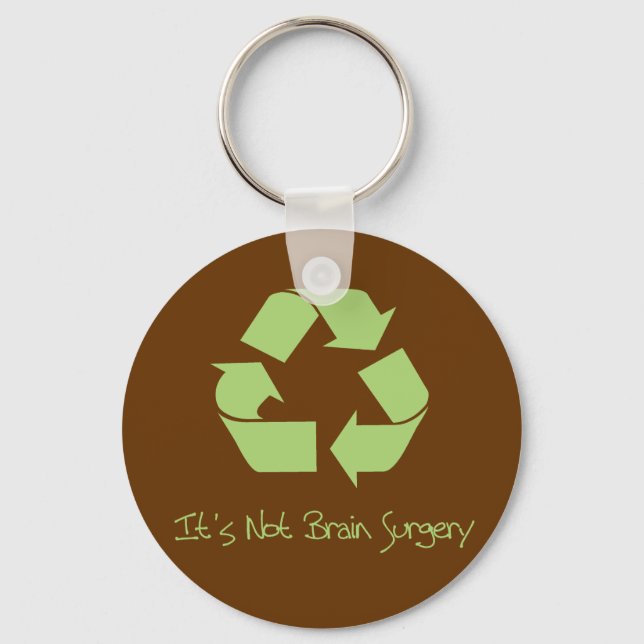 Recyle it's Easy Keychain (Front)