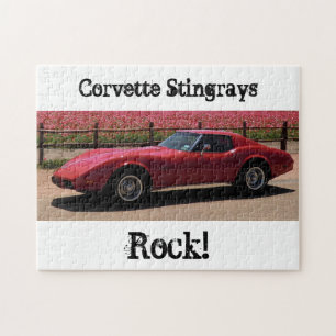 Red 1975 Corvette L82 Stingray Puzzle