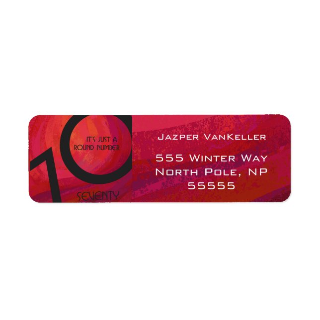 Red 70 Dix Anniversaire (Devant)