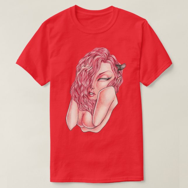 Red 8 T-Shirt (Design Front)