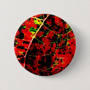 Red Abstact Art Button