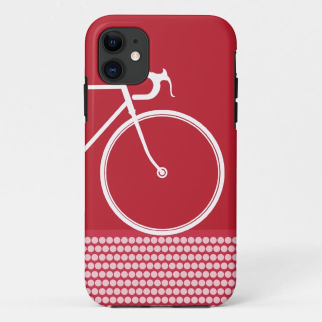 Red Abstract Bicycle iPhone 5 Case (Back)