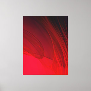 Red Abstract Canvas Print