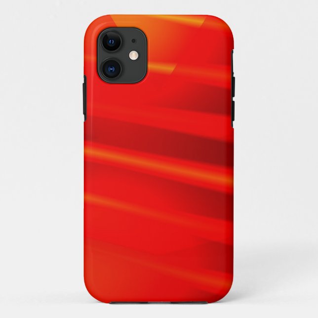 Red Abstract Case-Mate iPhone Case (Back)
