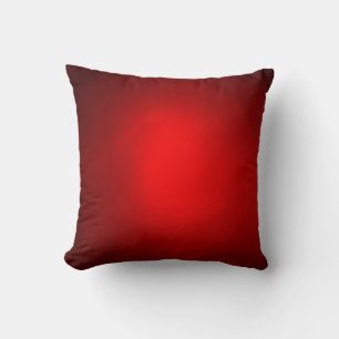 Red abstract lights throw pillow