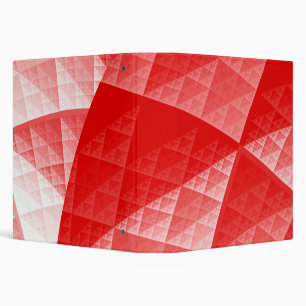 Red abstract pattern binder