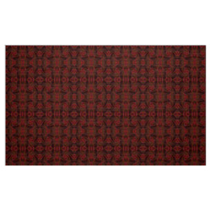 Red Abstract Pattern Fabric