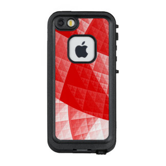 Red abstract pattern LifeProof FRÄ’ iPhone SE/5/5s case