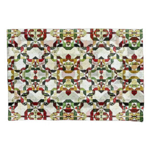 red abstract pattern pillowcase