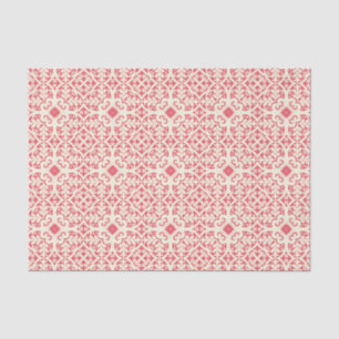 Red Abstract Pattern Tissue Paper
