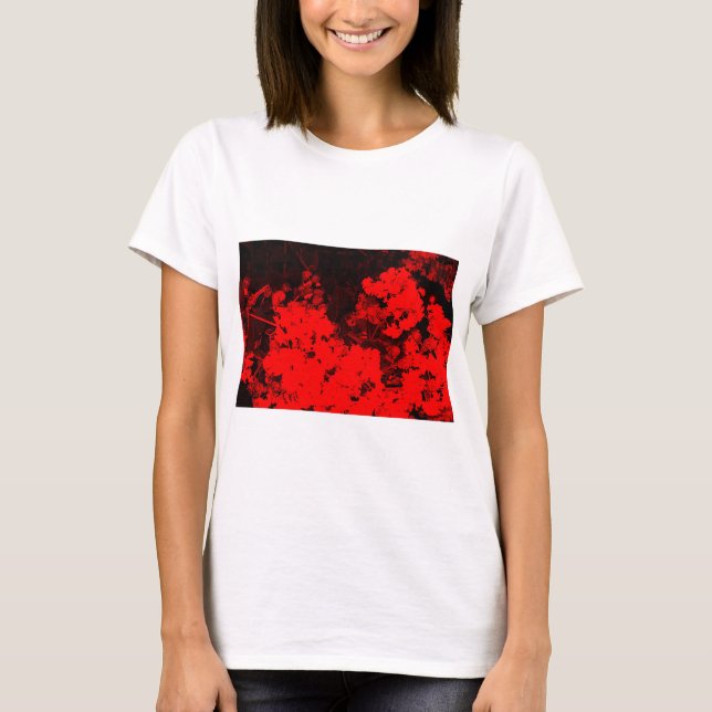 Red Abstract T-Shirt (Front)