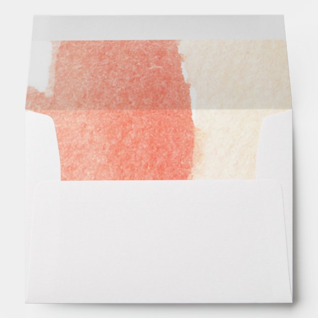 red abstract watercolor hand painted envelopes (Back (Bottom))