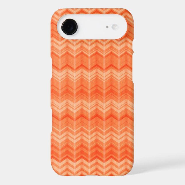 Red abstract zigzag textile pattern Case-Mate iPhone case (Back)