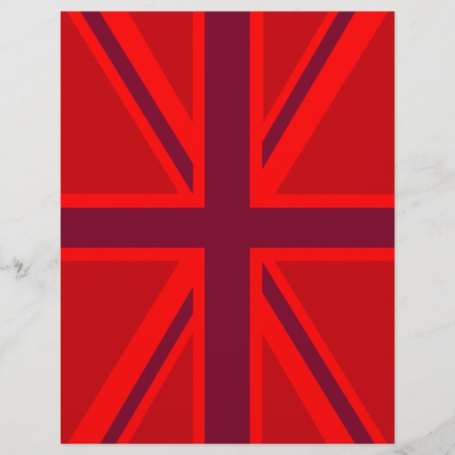 Red Accent Union Jack Design (Front)