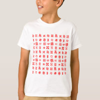 Red Adinkra African Symbols