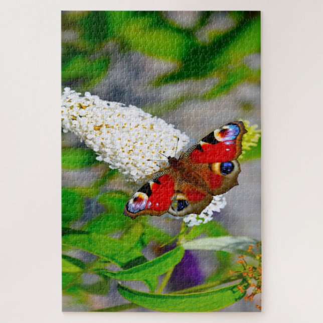Red Admiral Butterflies. Jigsaw Puzzle (Vertical)
