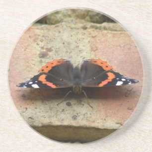 Red Admiral Butterfly Coasters