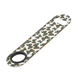 Red admiral butterfly  pattern bar key