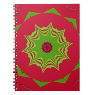 red African ethnic tribal pattern Notebook