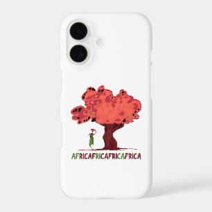 Red African tree