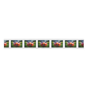 Red Aircraft - Small But Fierce Grosgrain Ribbon