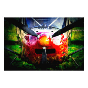 Red Aircraft - Small But Fierce Photo Print