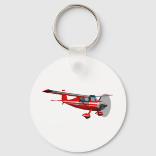Red Airplane Keychain