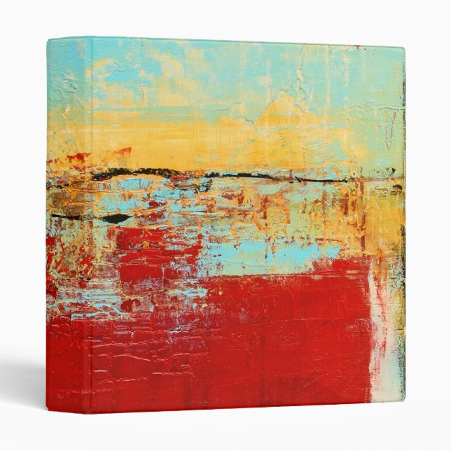 Red Alaskan Abstract Binder (Front/Spine)