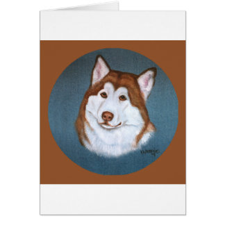 Red Alaskan Malamute Design