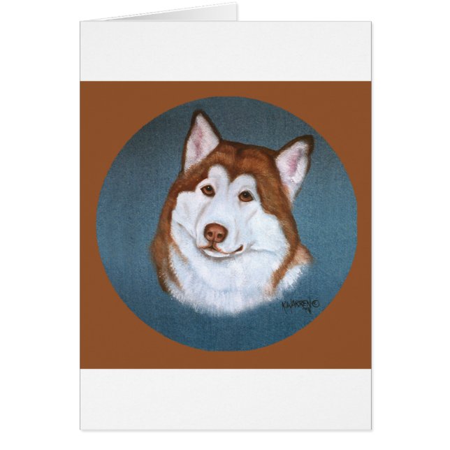 Red Alaskan Malamute Design (Front)