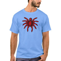 Red Alien Spider Abstract Creature