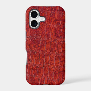 Red Alligator Print Case-Mate iPhone 5