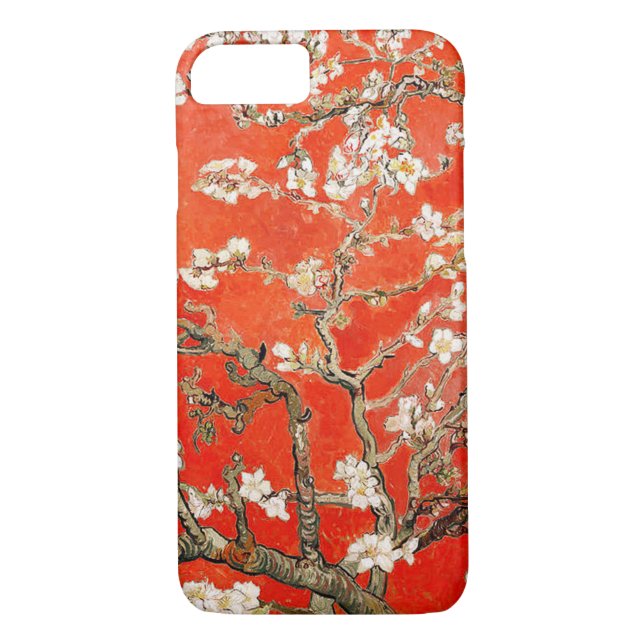 Red Almond Blossoms Vincent Van Gogh Case-Mate iPhone Case (Back)