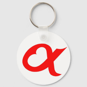 Red Alpheart Keychain