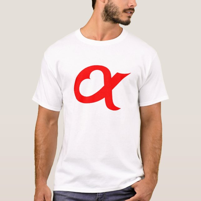 Red alpheart T-Shirt (Front)