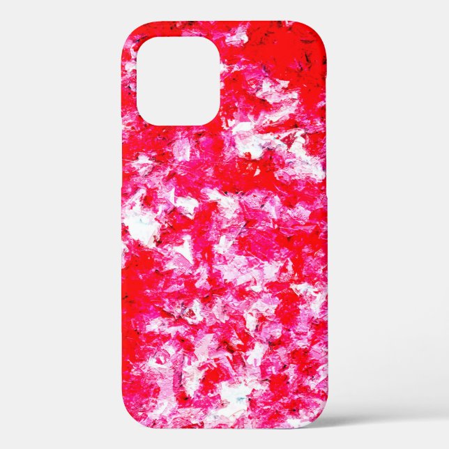 Red Amaranth Petals Painting Case-Mate iPhone Case (Back)