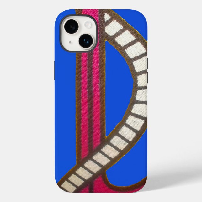 Red Anchor Art Print Case-Mate iPhone Case (Back)