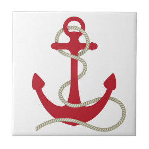 Red Anchor Tile