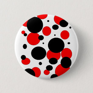 red and black 2 inch round button
