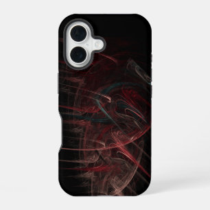 Red and Black abstract   iPhone 16 Case