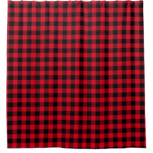 Red and Black Buffalo Check