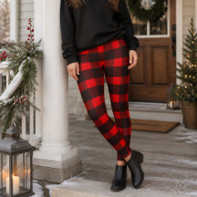 Red and Black Buffalo Plaid
