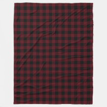 Red and black Buffalo Plaid pattern