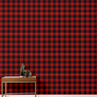 Red and Black Buffalo Plaid