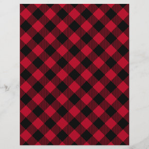 Red And Black Check Buffalo Plaid Pattern