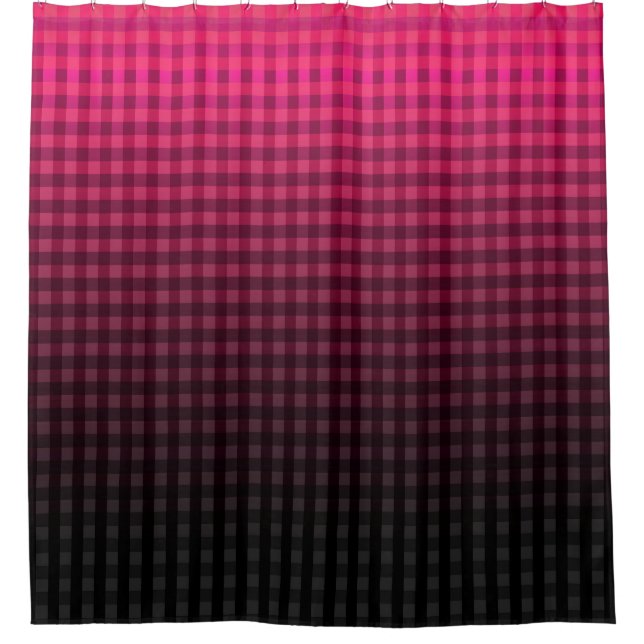 Red and black chequered pattern gradient  (Front)