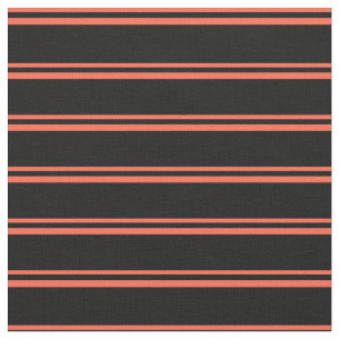 Red and Black Coloured Pattern Fabric